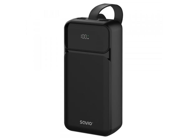 Savio BA-10, 10000 mAh, Svart