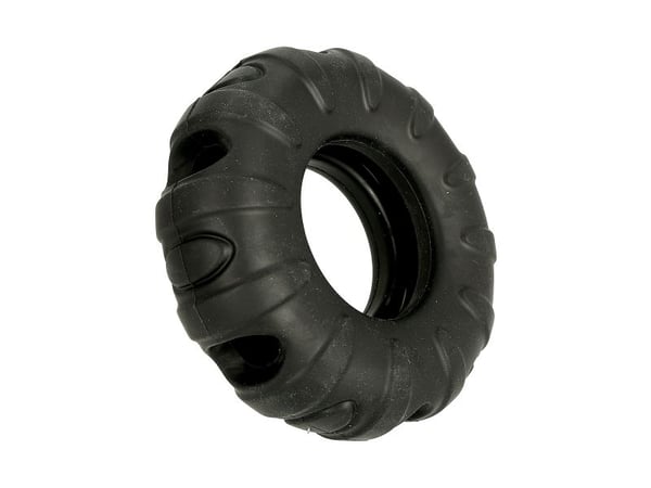 Dogman Rough Play Hundleksak Gummi Däck Svart 11cm 11cm