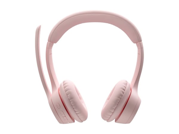 Logitech Zone 300 - Hodesett - on-ear - Bluetooth - trådløs - rosa