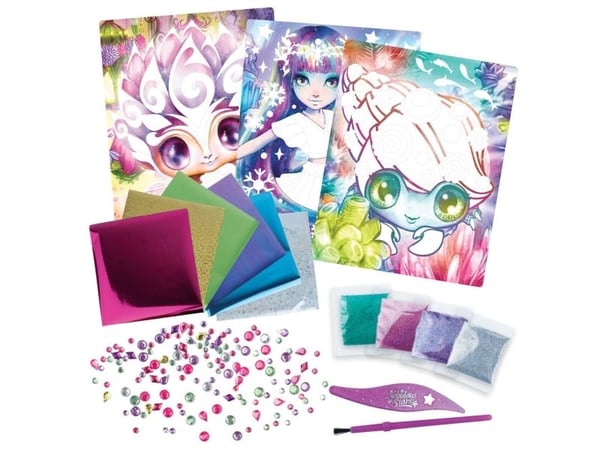 Nebulous Stars Glitter & Foil Art