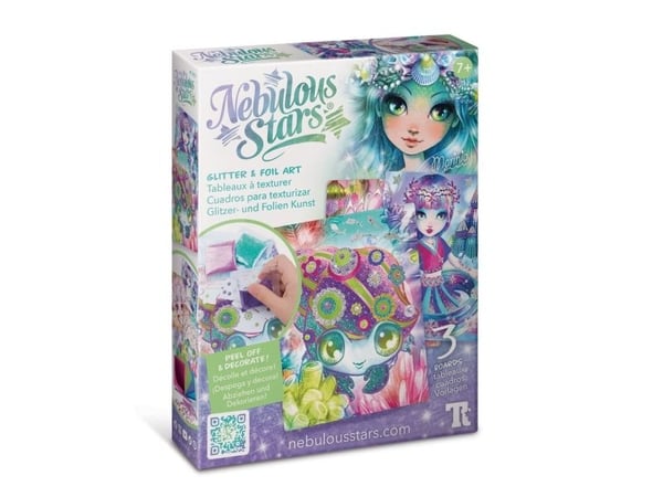Nebulous Stars Glitter & Foil Art