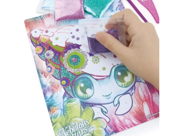 Nebulous Stars Glitter & Foil Art
