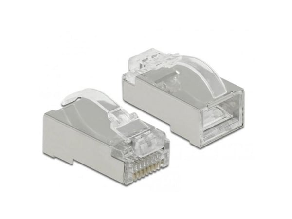 DeLOCK 86474, RJ-45, Läpinäkyvä, Uros, Suora, Polykarbonaatti, Cat6
