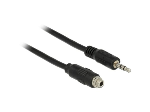 Delock - Forlængerkabel til audio - stereo mini-jackstik hun til stereo mini-jackstik han - 1 m - lajittelu