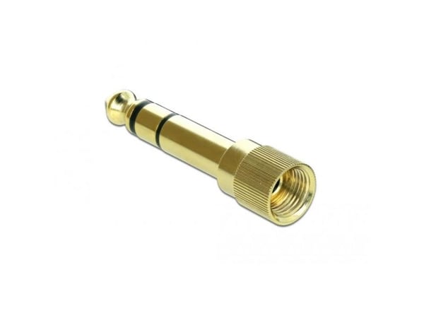 Delock - Audioadapter - stereojakk hann til mini-phone stereo 3.5 mm hunn skrubar