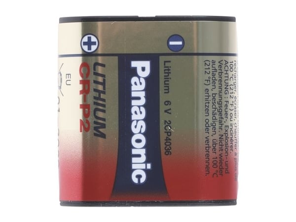 Panasonic CR-P2L/1BP - Batteri CR-P2 - Li - 1400 mAh
