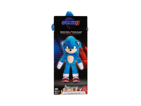 Sonic the Hedgehog 3 Deluxe 13" Sonic, Sarjakuvahahmo, 3 vuosi/vuosia