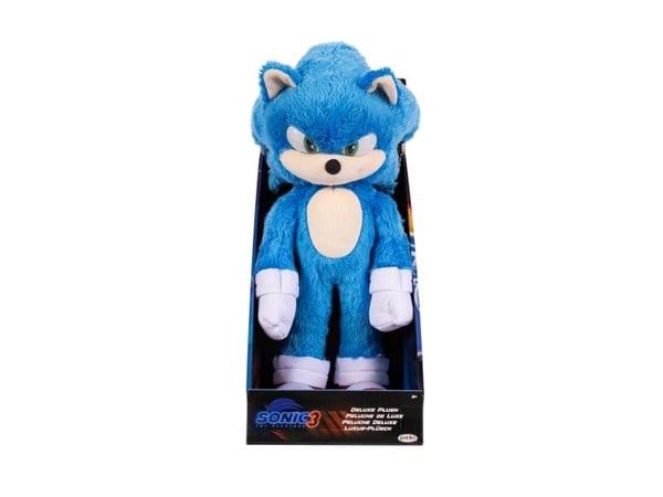 Sonic the Hedgehog 3 Deluxe 13" Sonic, Sarjakuvahahmo, 3 vuosi/vuosia