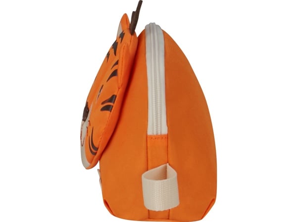 Samsonite Happy Sammies Eco, Unisex, Hånd-veske, Glidelås, Oransje, Hvit, Mønster, Tiger Toby