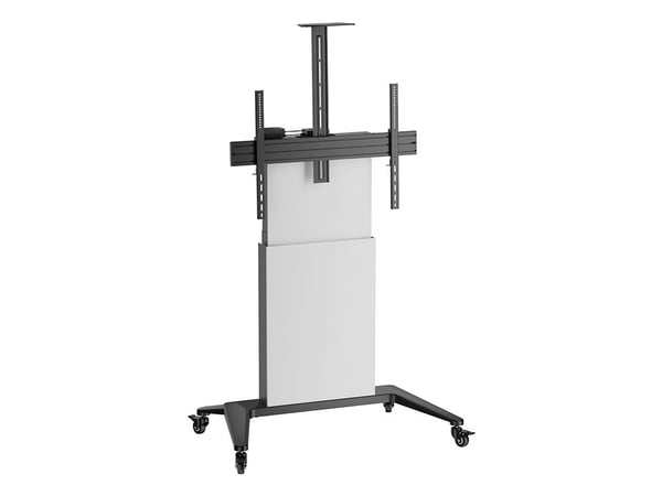 HAGOR BrackIT - Vogn - for flatpanel - lift - svart, hvit - skjermstørrelse: 55"-86"