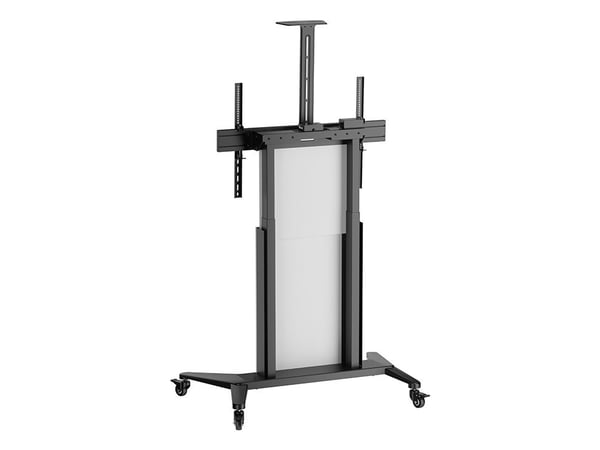 HAGOR BrackIT - Vogn - for flatpanel - lift - svart, hvit - skjermstørrelse: 55"-86"