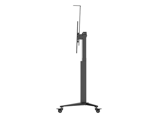 HAGOR BrackIT - Vogn - for flatpanel - lift - svart, hvit - skjermstørrelse: 55"-86"