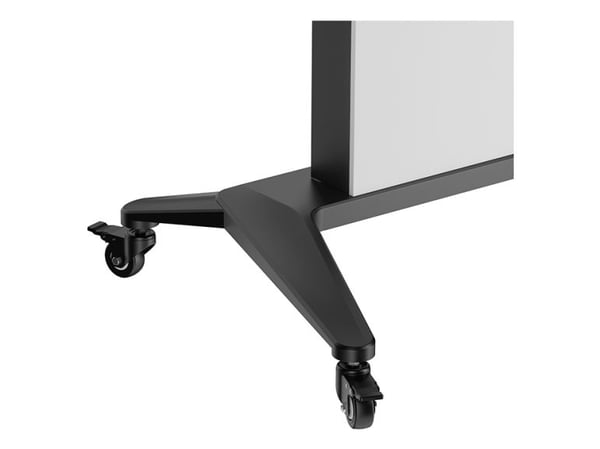 HAGOR BrackIT - Vogn - for flatpanel - lift - svart, hvit - skjermstørrelse: 55"-86"