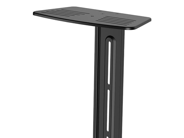 HAGOR BrackIT - Vogn - for flatpanel - lift - svart, hvit - skjermstørrelse: 55"-86"