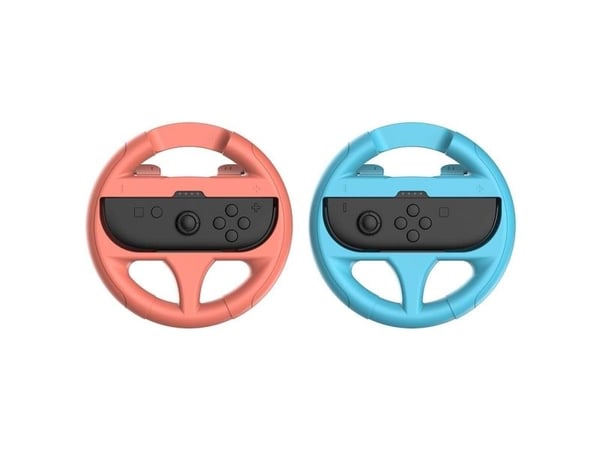 Subsonic SA5718, Nintendo Switch, Nintendo Switch 2, Hjulmodifikasjon, Rød, Turkis, Nintendo, Joy-Con, 2 stykker