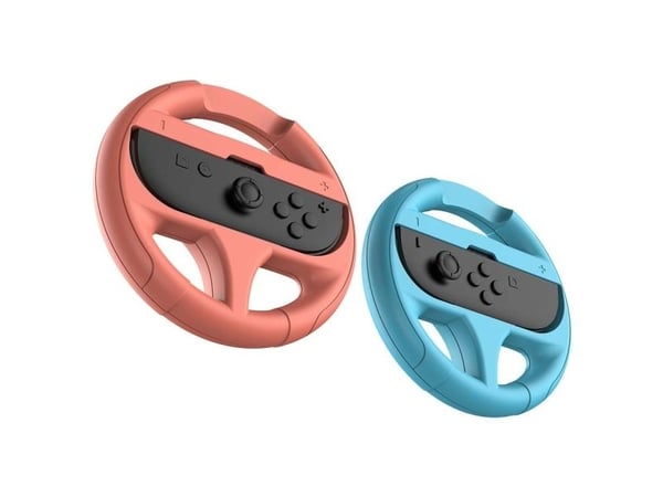 Subsonic SA5718, Nintendo Switch, Nintendo Switch 2, Hjulmodifikasjon, Rød, Turkis, Nintendo, Joy-Con, 2 stykker