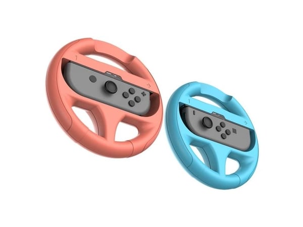 Subsonic SA5718, Nintendo Switch, Nintendo Switch 2, Hjulmodifikasjon, Rød, Turkis, Nintendo, Joy-Con, 2 stykker