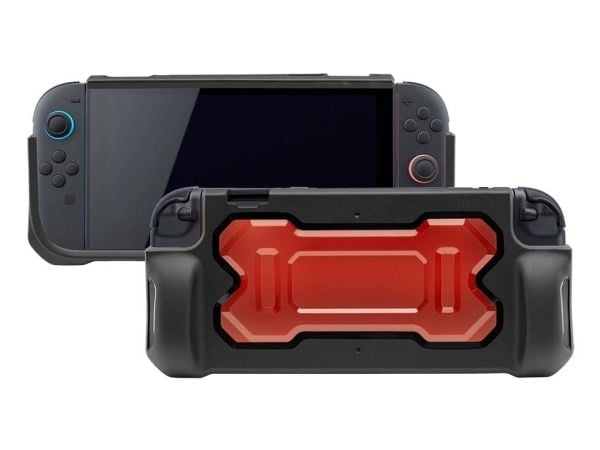 Subsonic SA5715, Hardplast, Nintendo, Sort, Rød, Termoplastisk polyuretan (TPU), Nintendo Switch 2, Fallbestandig, Ripebestandig, Slitasjebestandig