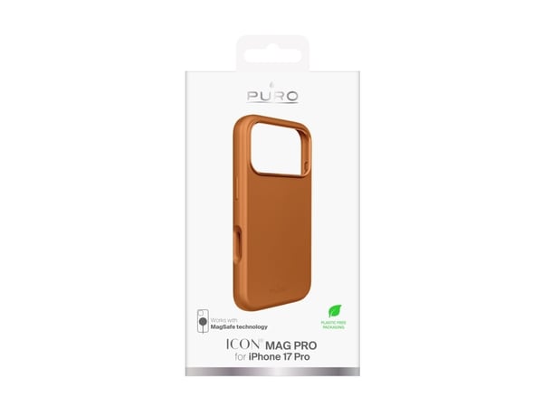 PURO ICON MAG PRO, Suojus, Apple, iPhone 17 Pro, 16 cm (6.3"), Oranssi