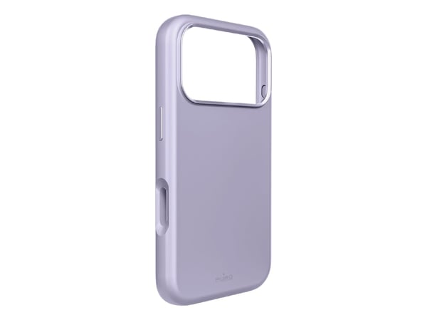 Pure Icon Mag Pro Liquid Silikoni kotelo iPhone 17 Pro yhteensopiva MagSafe, jossa on kameran suojaus ja alumiiniset painikkeet - vaaleanpunainen