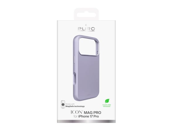 Pure Icon Mag Pro Liquid Silicone Case for iPhone 17 Pro kompatibel med MagSafe, med kamerabeskyttelse og knapper i aluminium - rosa