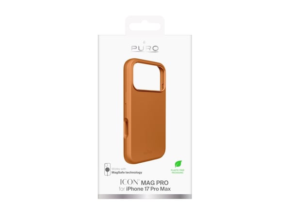 PURO ICON MAG PRO, Suojus, Apple, iPhone 17 Pro Max, 17,5 cm (6.9"), Oranssi