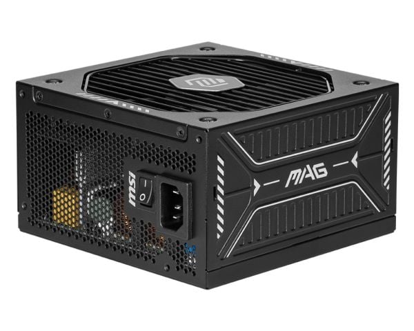MSI MAG A750GLS PCIE5, 750 W, 100 - 240 V, 1650 W, 50/60 Hz, aktiv, 90