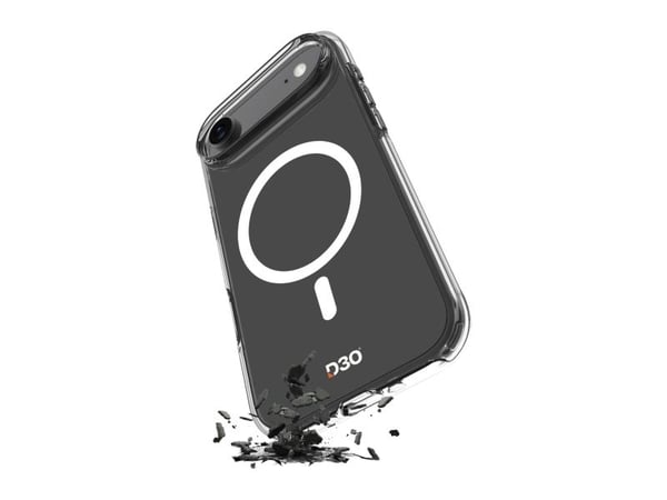 Puro Impact Clear D3O TPU+PC-etui kompatibelt med MagSafe for iPhone 17 Air - gjennomsiktig