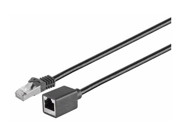 Microconnect MC-SFTP-CAT710EXT-S, 10 m, Cat7, S/FTP (S-STP), RJ-45, RJ-45, musta