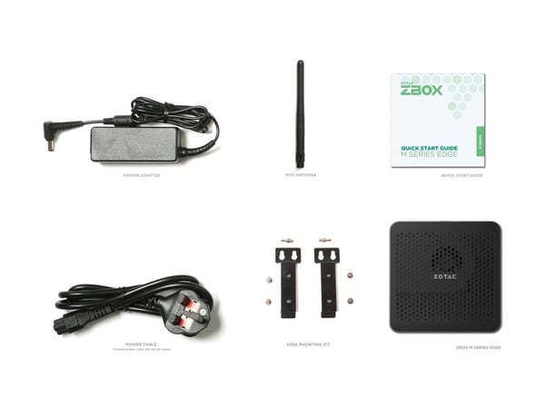 ZOTAC ZBOX - Barebone - mini PC - 1 - RAM 0 GB - GigE - WLAN: 802.11a/b/g/n/ac/ax (Wi-Fi 6E)