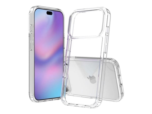 Screenor - Baksidedeksel for mobiltelefon - termoplast-polyuretan (TPU), akryl - gjennomsiktig - for Apple iPhone 17 Pro