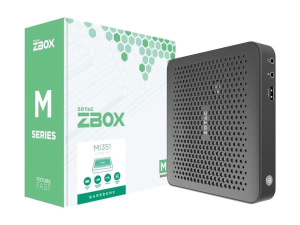ZOTAC ZBOX - Barebone - mini PC - 1 - RAM 0 GB - GigE - WLAN: 802.11a/b/g/n/ac/ax (Wi-Fi 6E)