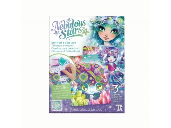 Nebulous Stars Glitter & Foil Art