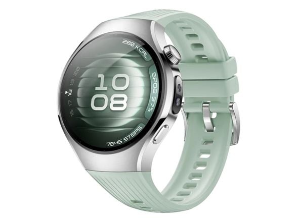 Huawei Watch 5 - 42 mm - 316L rostfritt stål - smart klocka med rem - komposit - grön - handledsstorlek: 120-190 mm - display 1.38" - Bluetooth, Wi...