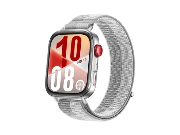 Huawei Watch Fit 4 - Aluminiumslegering - smartklokke med stropp - nylon - grå - håndleddstørrelse: 130-210 mm - display 1.82" - NFC, Bluetooth - 2...