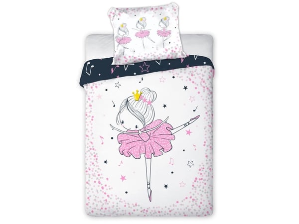 Baby Balerina Junior sengetøy 100x135 cm – 100 % bomull