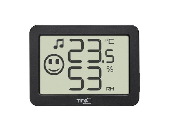 TFA Dostmann 30.5055.01 Termo- /hygrometri Sort