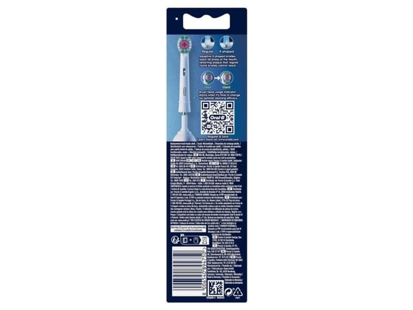 Oral-B 3D White , 4 stykker, Hvit, Oral-B, Boks