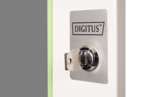 Digitus DN-19 D-20-U, Dør, Glass, Metall, Grå, 1 stykker, 6 kg