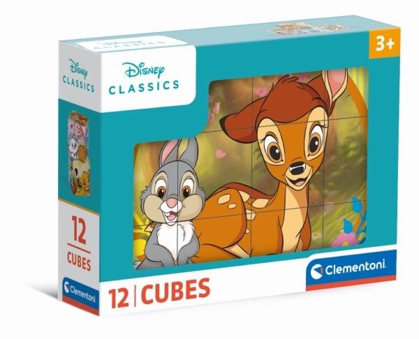 Clementoni ROTERENDE BLOKKER 12EL DISNEY CLM 41196 WB