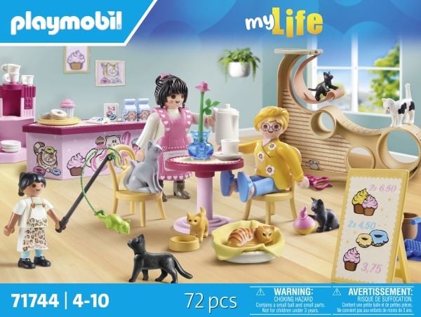 Playmobil 71744, Dyrekafé, 4 år, Flerfarget, Plast