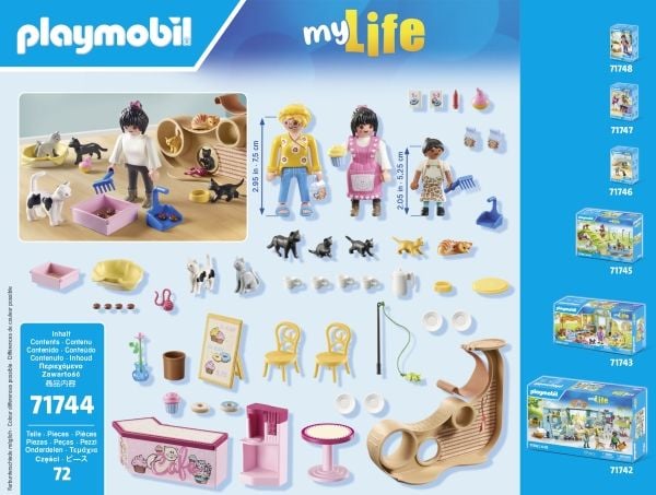 Playmobil 71744, Dyrekafé, 4 år, Flerfarget, Plast
