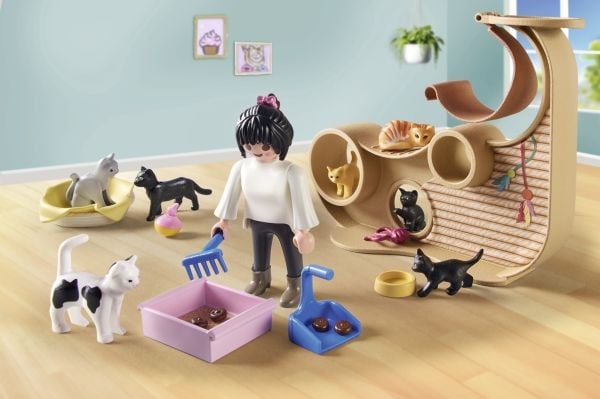 Playmobil 71744, Dyrekafé, 4 år, Flerfarget, Plast