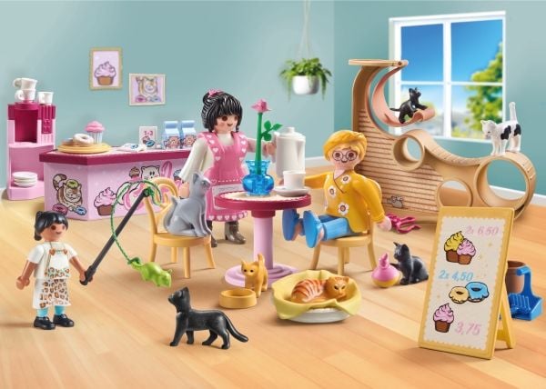 Playmobil 71744, Dyrekafé, 4 år, Flerfarget, Plast