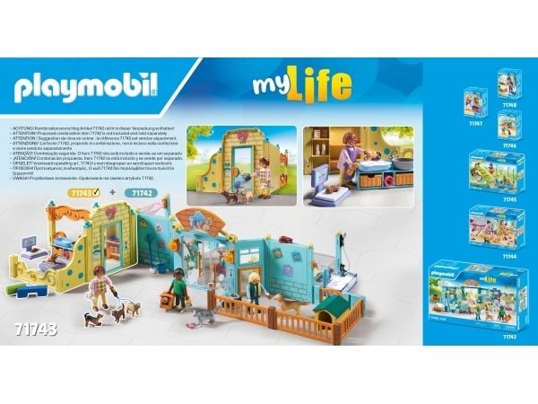 Playmobil 71743, Kjæledyrhus, 1 år, Flerfarget, Plast