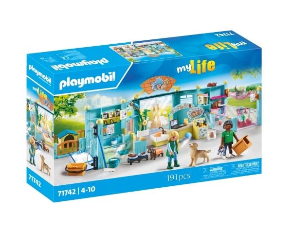 Playmobil 71742, Dyrehotell, 4 år, Flerfarget, Plast