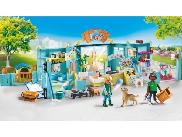 Playmobil 71742, Dyrehotell, 4 år, Flerfarget, Plast