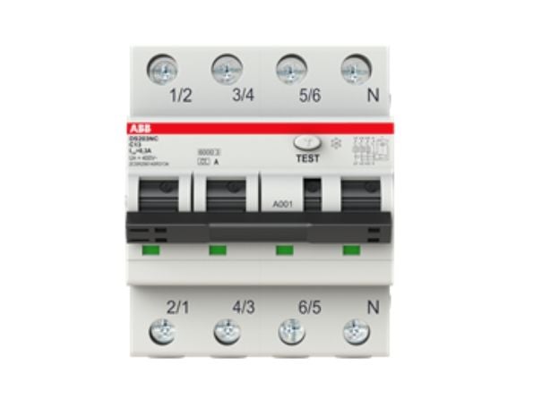 ABB DS203NC C20 A100, Pienoiskatkaisija, Tyyppi A, 6000 A, IP20