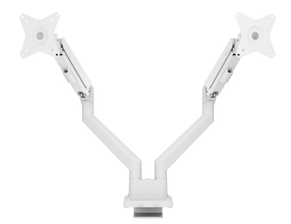 Arozzi Alzare Neo Duo - Gas Spring Monitor Arm - White