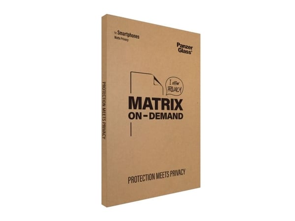 PanzerGlass ® Matte Privacy MATRIX Film for Smartphone (10 pcs.), Universell, Universal - Universal, Tørr påføring, Ripebestandig, Gjennomsiktig, 1...